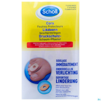 Scholl pharma protecteur cors rond feutre 9