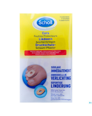 Scholl pharma protecteur cors rond feutre 9