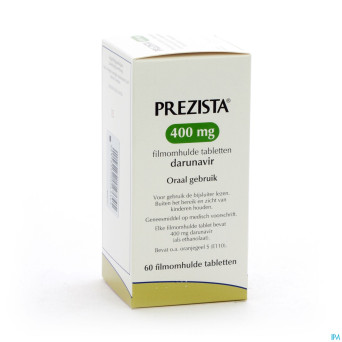 Prezista 400 mg comp  60 x 400 mg