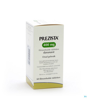Prezista 400 mg comp  60 x 400 mg