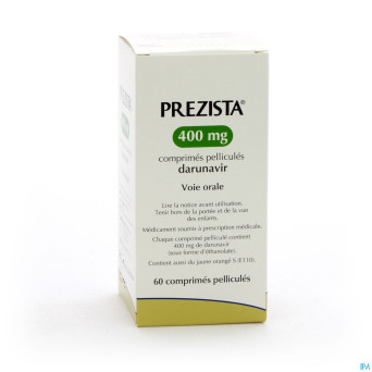 Prezista 400 mg comp  60 x 400 mg