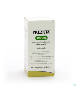 Prezista 400 mg comp  60 x 400 mg