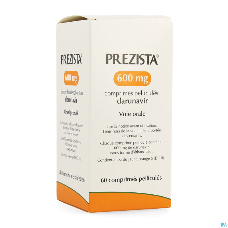 Prezista 600 mg comp  60 x 600 mg