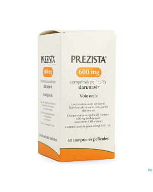 Prezista 600 mg comp  60 x 600 mg