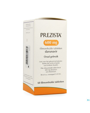 Prezista 600 mg comp  60 x 600 mg
