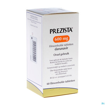Prezista 600 mg comp  60 x 600 mg