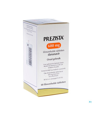 Prezista 600 mg comp  60 x 600 mg