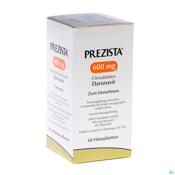 Prezista 600 mg comp  60 x 600 mg