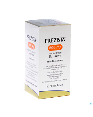 Prezista 600 mg comp  60 x 600 mg