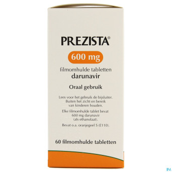Prezista 600 mg comp  60 x 600 mg
