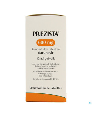 Prezista 600 mg comp  60 x 600 mg
