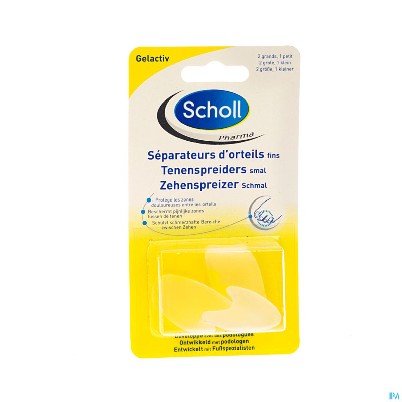 Scholl pharma gelactiv separat.ort.fin 2grand-1pet