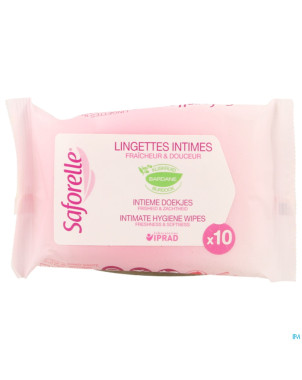 Saforelle lingettes intimes 1x10