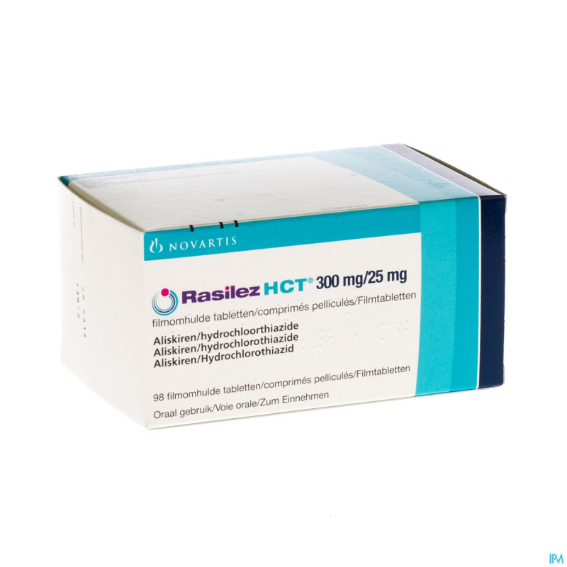 Rasilez hct 300 mg/25,0 mg comp pell 98