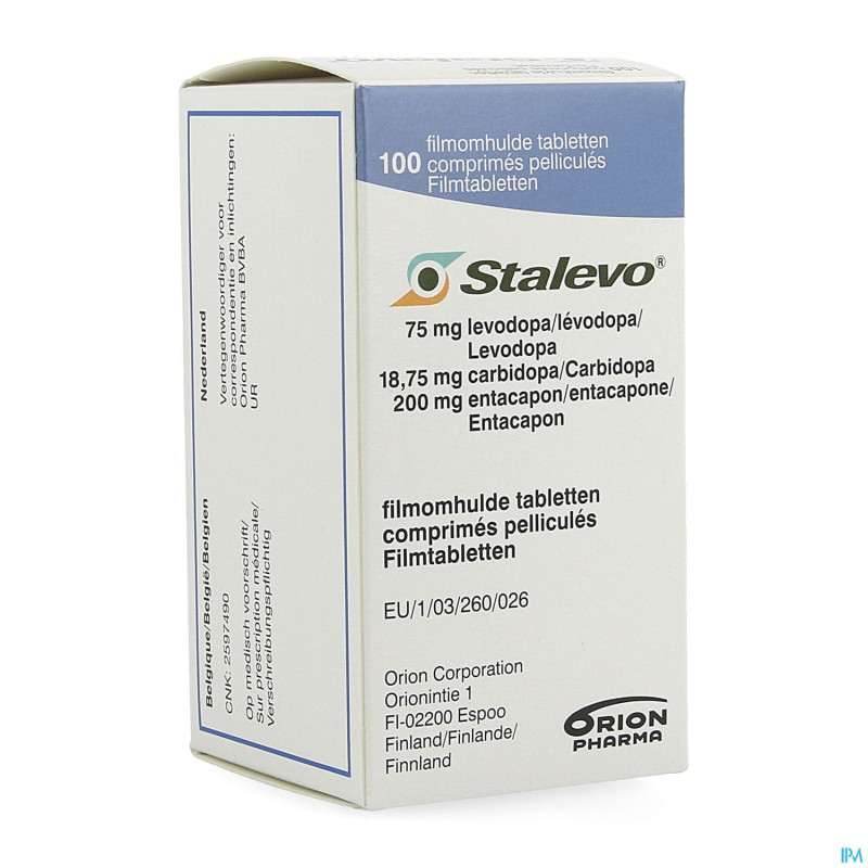 Stalevo  75mg/18,75mg/200mg comp pell 100
