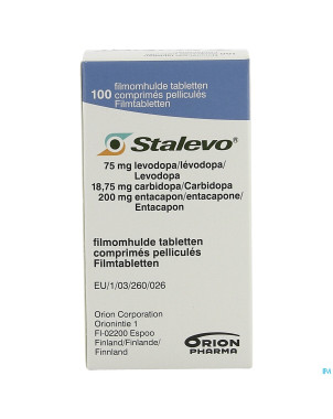 Stalevo  75mg/18,75mg/200mg comp pell 100
