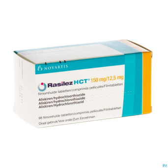 Rasilez hct 150 mg/12,5 mg comp pell 98