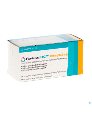 Rasilez hct 150 mg/12,5 mg comp pell 98