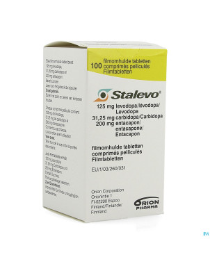 Stalevo 125mg/31,25mg/200mg comp pell 100