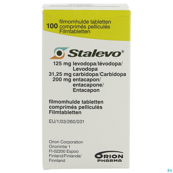 Stalevo 125mg/31,25mg/200mg comp pell 100