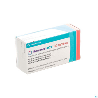 Rasilez hct 150 mg/25,0 mg comp pell 28