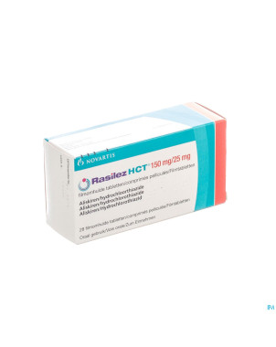 Rasilez hct 150 mg/25,0 mg comp pell 28