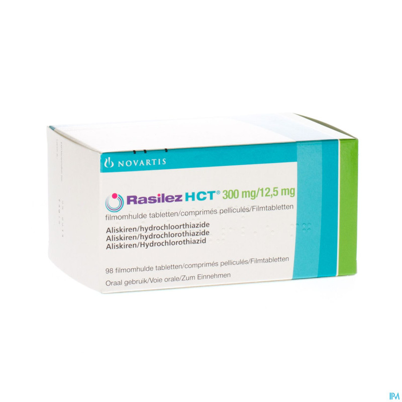Rasilez hct 300 mg/12,5 mg comp pell 98