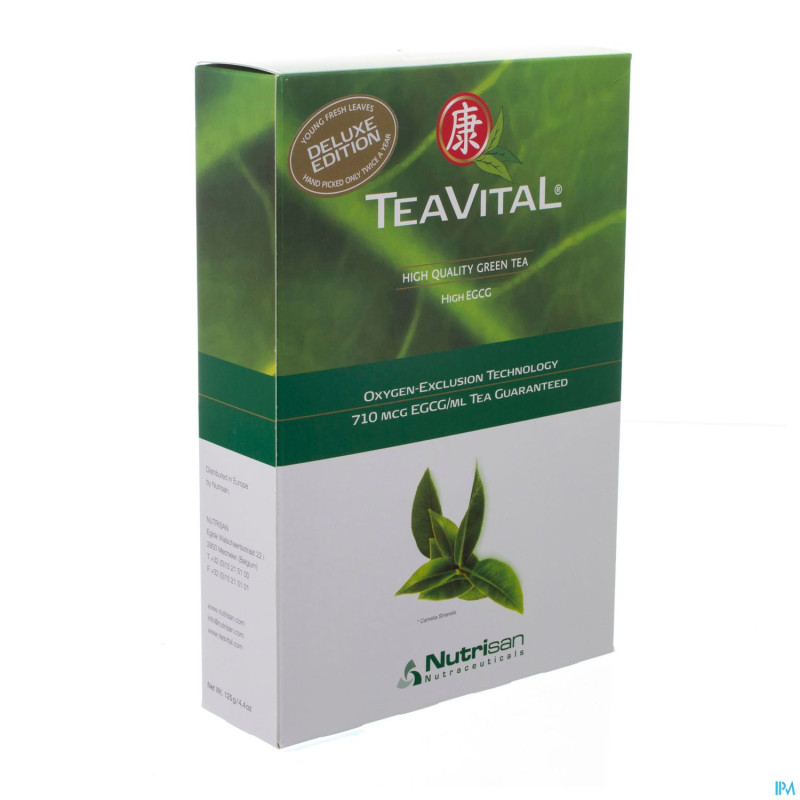 Tea vital de luxe the vert feuille boite 125g