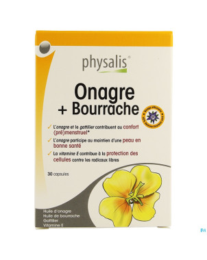 Physalis onagre-bourrache softcaps 30