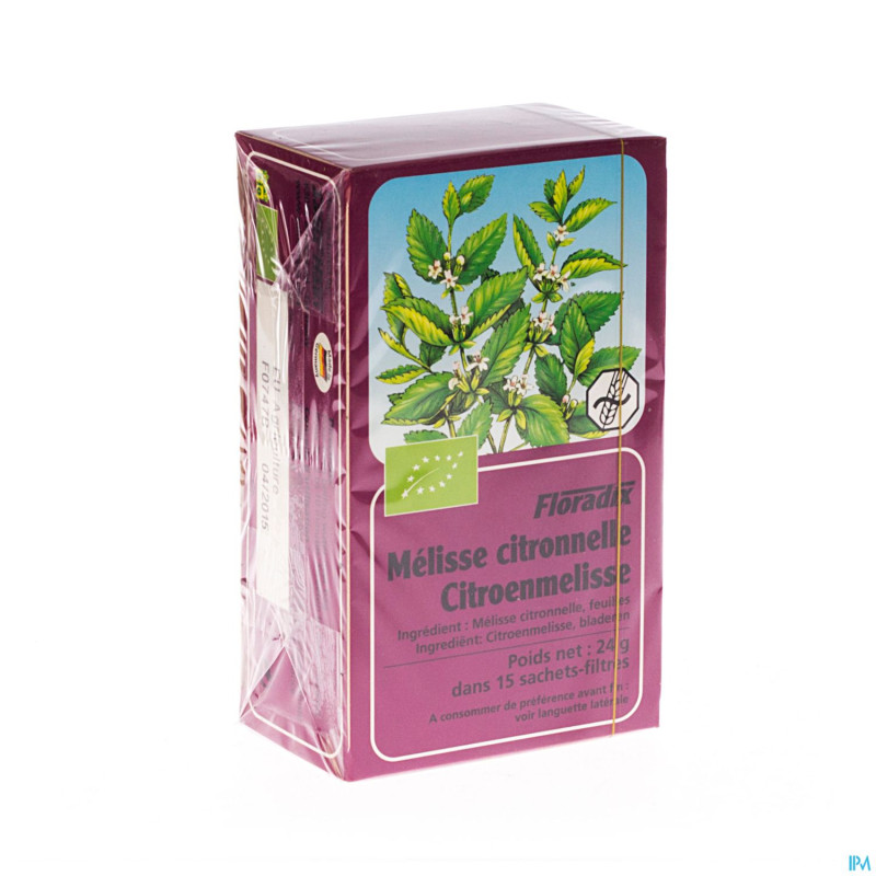 Salus tisane citronelle-melisse bio sach 15