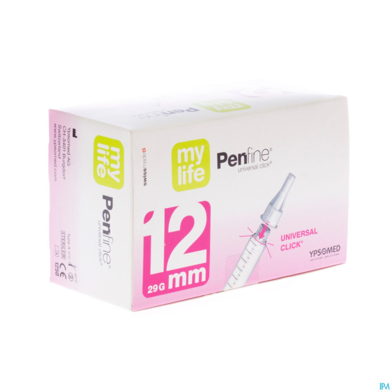 Ypsomed aiguille penfine 26g 12mm 100