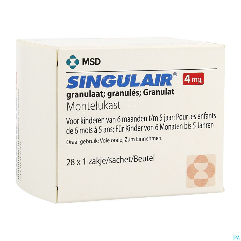 Singulair  4 mg sach 28 x 4 mg
