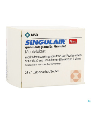 Singulair  4 mg sach 28 x 4 mg