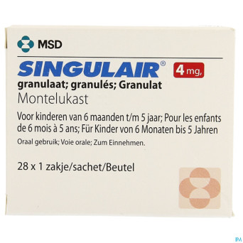 Singulair  4 mg sach 28 x 4 mg