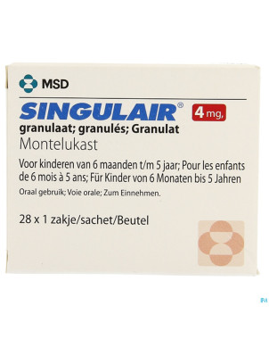 Singulair  4 mg sach 28 x 4 mg
