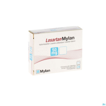 Losartan mylan  50 mg tabl 28 x  50 mg