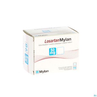 Losartan mylan  50mg tabl 98 x  50mg blister