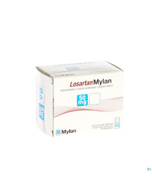 Losartan mylan  50mg tabl 98 x  50mg blister
