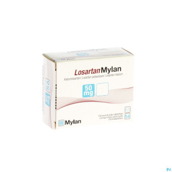 Losartan mylan  50 mg tabl 56 x  50 mg