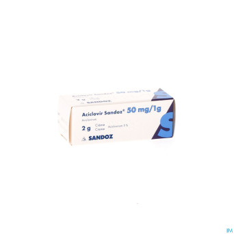 Aciclovir sandoz tube 2 gr