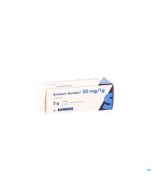 Aciclovir sandoz tube 2 gr