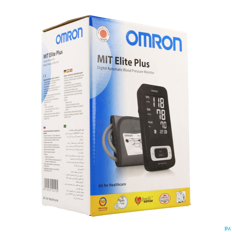 Omron mite elite tensiometre bras automat.+connect