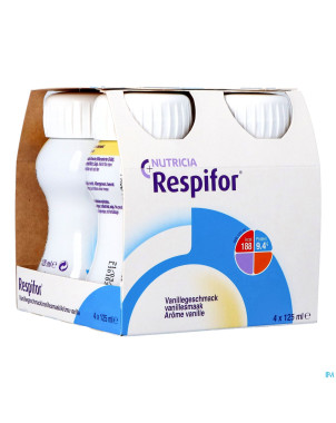 Respifor vanille    4x125ml