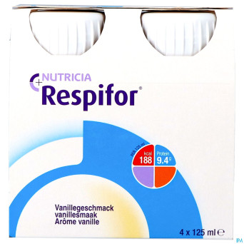 Respifor vanille    4x125ml