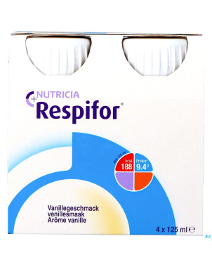 Respifor vanille    4x125ml