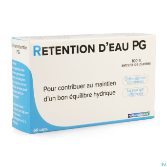 Retention d'eau pg pharmagenerix    caps  60