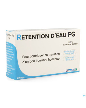 Retention d'eau pg pharmagenerix    caps  60