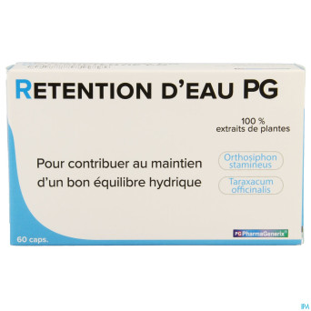 Retention d'eau pg pharmagenerix    caps  60