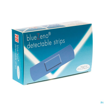 Bluezeno detectable strip  7,5x2,5cm 100