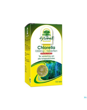 Fytobell chlorella 1000mg  tabl 100